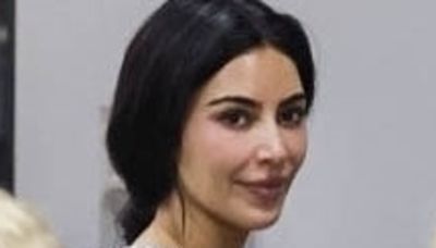 Kim Kardashian goes makeup-free in LA - after sharing bikini snapshots