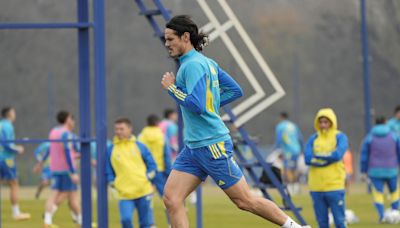 Otro golpe para Boca: Edinson Cavani se lesionó y no viaja a Ecuador