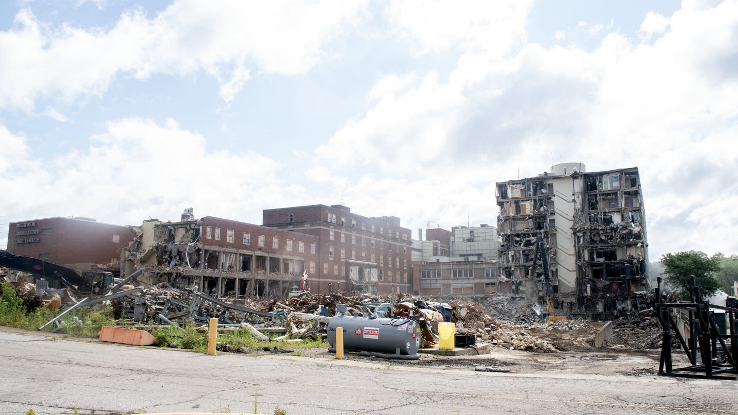 Demolition underway of former St. Thomas Hospital in Akron. What's next for site?