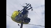 Skydiver dangles from power lines after overshooting landing, California officials say