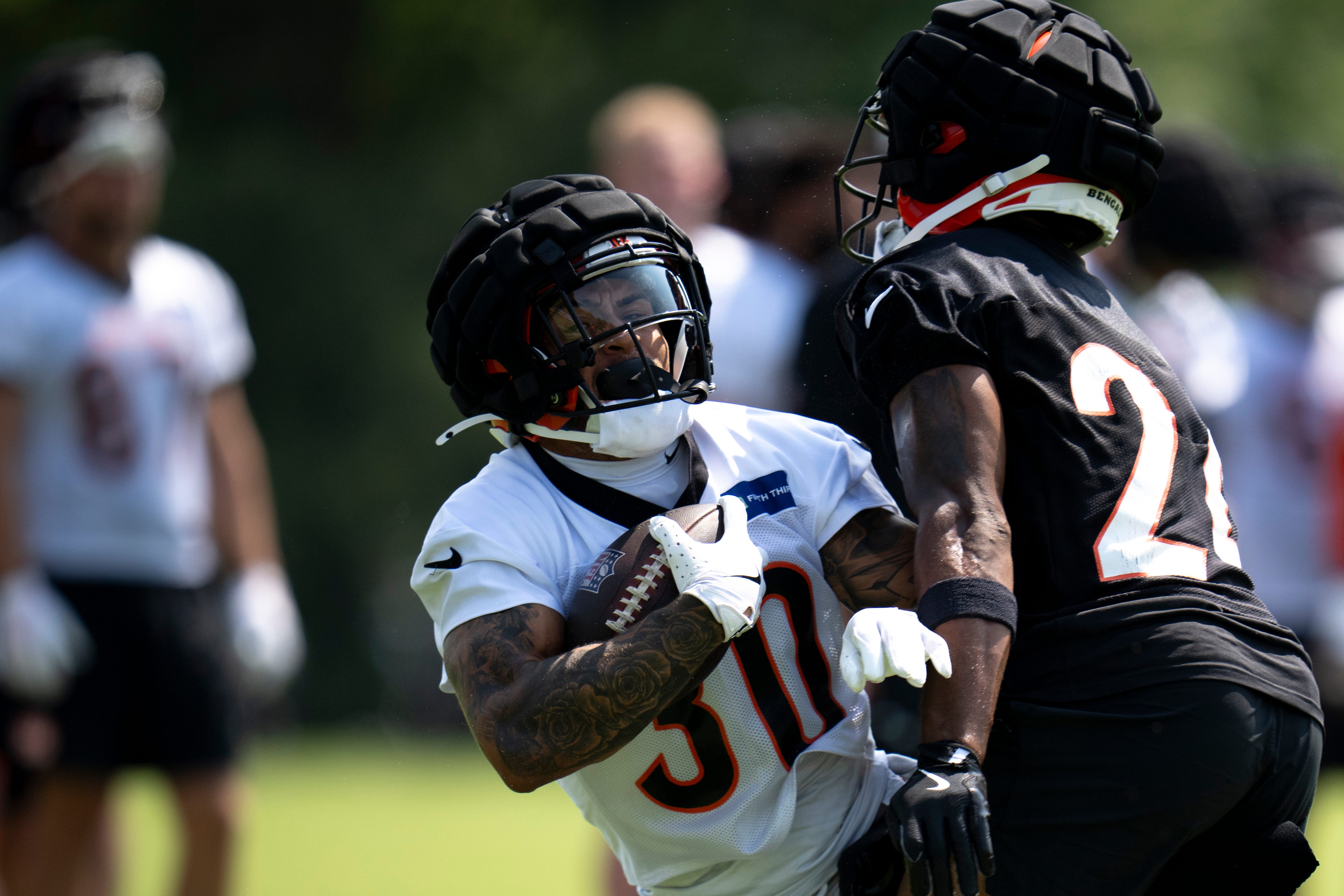 DJ Turner II and Vonn Bell made a loud impact on Day 3 of Bengals training camp