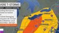 Northeast faces highest severe weather risk in weeks