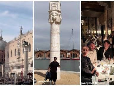 Jwan Yosef, ex de Ricky Martin, vive sus días más felices en Venecia