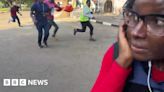 Live BBC report interrupted by gunman in Nairobi