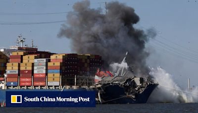 US authorities demolish part of collapsed Baltimore bridge