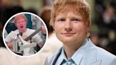 Ed Sheeran sorpendió a pacientes de un hospital infantil con un miniconcierto