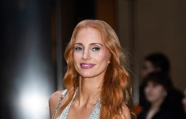 Jessica Chastain Gives Naomi Campbell's '90s Runway Top a Twirl