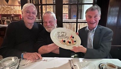 Monty Python Stars Reunite For Dinner But Eric Idle Is Absent After Online Spat With John Cleese