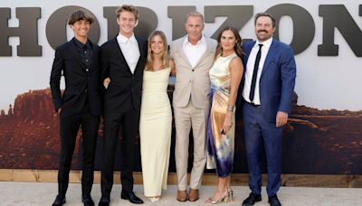 Kevin Costner Gets Support From 5 of His Kids at 'Horizon: An American Saga' Premiere