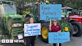 Farmers protest against North Devon Council plant-based plan