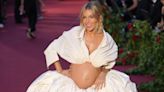 Sienna Miller debuts baby bump in Schiaparelli Couture at Vogue World