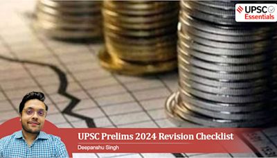 UPSC Prelims 2024 Special: Revision Checklist for important Economy topics