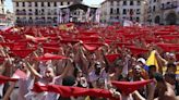 Fotos del cohete de las fiestas de Tudela 2024