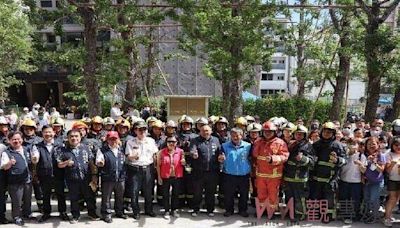 安居台中！高層建築物搶救演練出動23消防車 中市府：全方位與時俱進 | 蕃新聞