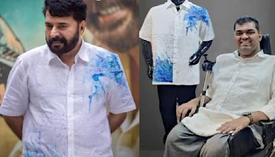 WATCH: Mammootty keeps his promise to a specially-abled fan; wears shirt gifted by him