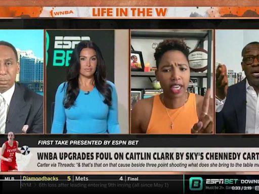 Monica McNutt leaves Stephen A. Smith speechless with real talk about First Take's WNBA coverage