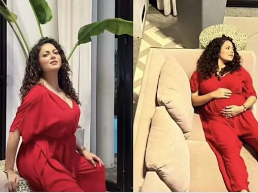 Drashti Dhami hits back at trolls who called her baby bump fake; says 'Proof that my baby bump is not just..' - Times of India
