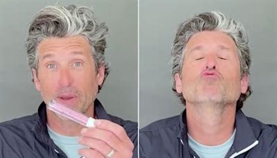 Patrick Dempsey Reviews Wife Jillian's 'Kissable' Lip Glosses in (Mc)Dreamy TikTok