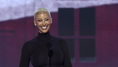 Kanye West’s ex Amber Rose claims media ‘lied about Trump’ as she takes to stage at RNC