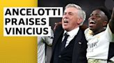 Real Madrid manager Carlo Ancelotti praises Vinicius Jr