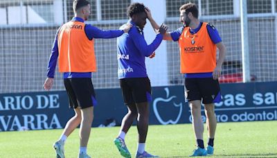 Entrenamiento de Osasuna (4 de octubre de 2024)