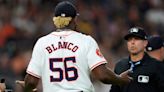 Astros' Ronel Blanco suspended 10 games after glove-check ejection