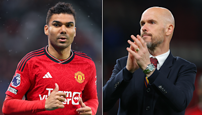Casemiro speaks out about Man Utd centre-back role after being skewered by fans and pundits