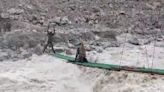 Watch: Indian Army Makes 150-foot Long Suspension Bridge In 48 Hours In Rain-hit Sikkim - News18