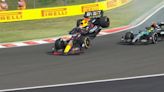 ¡Choque entre Verstappen y Hamilton en Hungría!