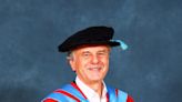 TVS Motor Company's Chairman Sir Ralf Speth conferred with University of Warwick's Honorary Doctorate