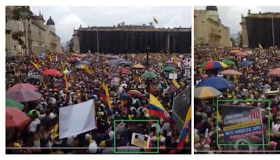 Video atribuido a una marcha a favor de Petro en Colombia en realidad fue una protesta en su contra