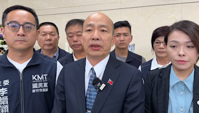 影/新竹弔唁殉職2勇消！高虹安陪同 韓國瑜：請政府照顧軍警消海巡