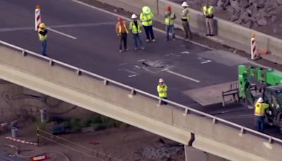 What’s the safety rating for the bridge that caused the I-10 road closure?