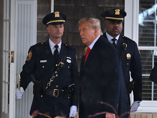 Trump attends wake of slain NYPD officer as attorneys argue for Georgia election case to be thrown out: Live