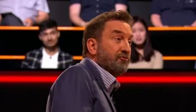 Lee Mack calls 1% Club contestant 'greedy sod' after lottery admission