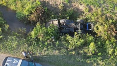 Man dies after farm equipment overturns into Westmoreland County creek