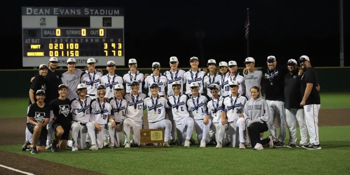 Rock Creek baseball claims 4A State Championship