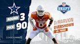 Dallas Cowboys select Texas LB DeMarvion Overshown in third round of NFL draft