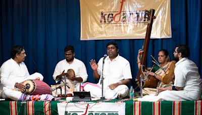 Sivganesh shines at Kedaram Trust’s concert