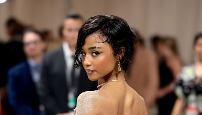 Tyla Shimmers in a Gold-Dusted Gown at the 2024 Met Gala