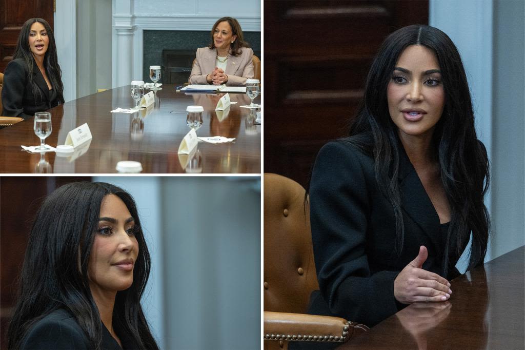 Kim Kardashian returns to White House to highlight pardons with VP Harris