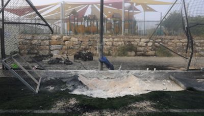 Israeli air strike on school housing a field hospital kills at least 30