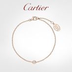 Cartier卡地亞Diamants Légers手鏈小號款 玫瑰金黃金白金鑽石
