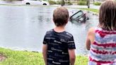 Retired police sergeant on vacation with family rescues couple from sinking car