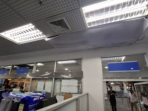 泰國清邁機場天花板突掉落 2遊客衰遭砸送醫縫針