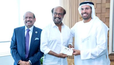 Rajinikanth granted UAE’s golden visa, the superstar says he is deeply honoured