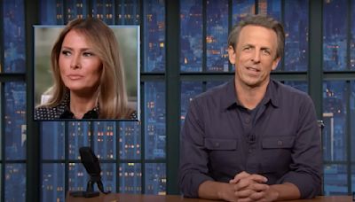 Seth Meyers Mocks Donald Trump Asking Melania to Have Another Baby