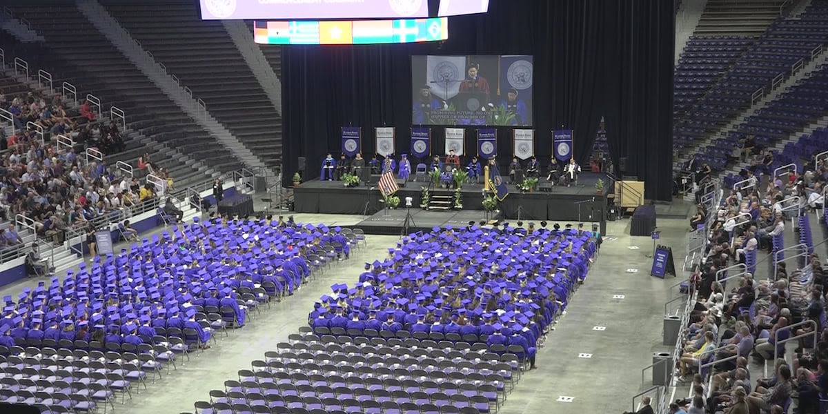 Many students from Kansas State University walked across the stage to start a new journey in life