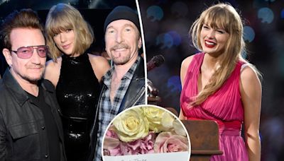 U2 sends Taylor Swift flowers ahead of her Dublin Eras Tour shows: ‘Already feeling that Irish hospitality’