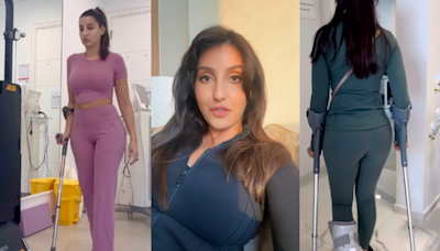 Nora Fatehi Shares Her Road To Recovery After Ankle Injury. Reveals She Was On Wheelchair And Crutches For 2 Months